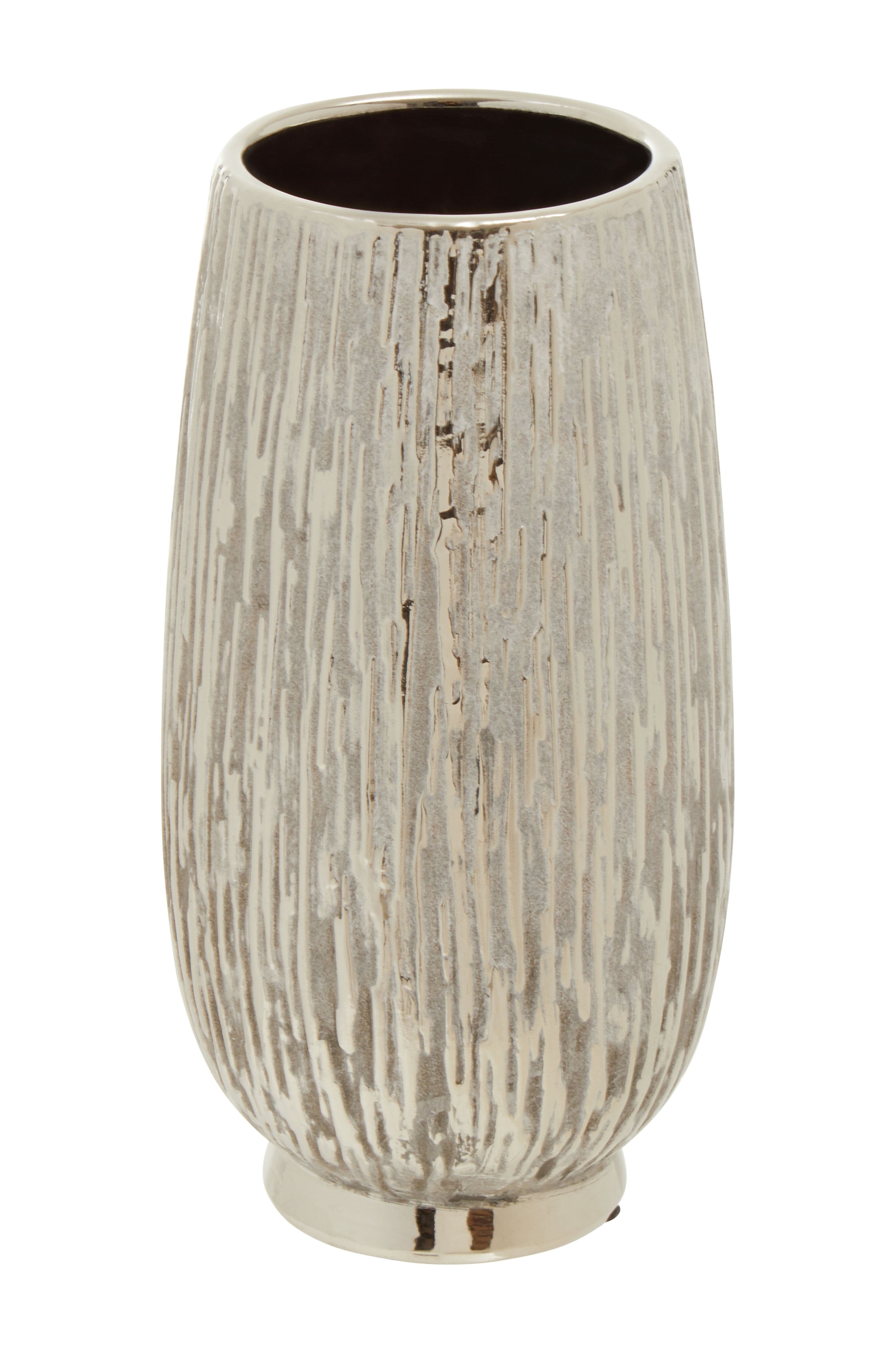 Orsina Hesper Small Silver Ceramic Vase image 2