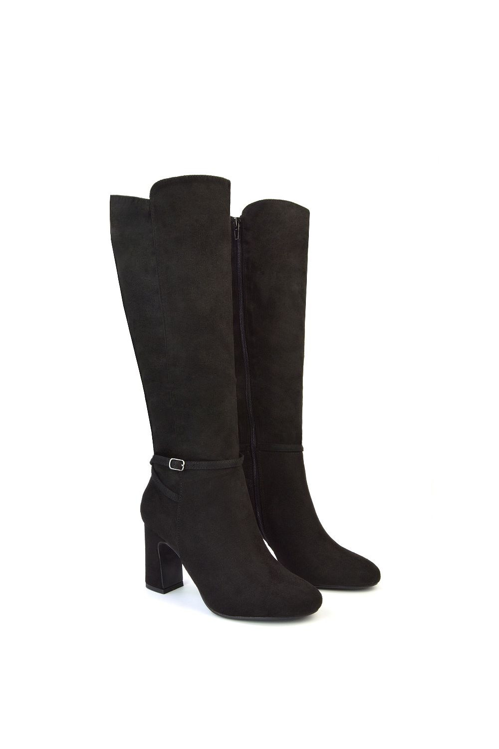 XY London 'Kadie' High Block Heel Knee High Boots image 3