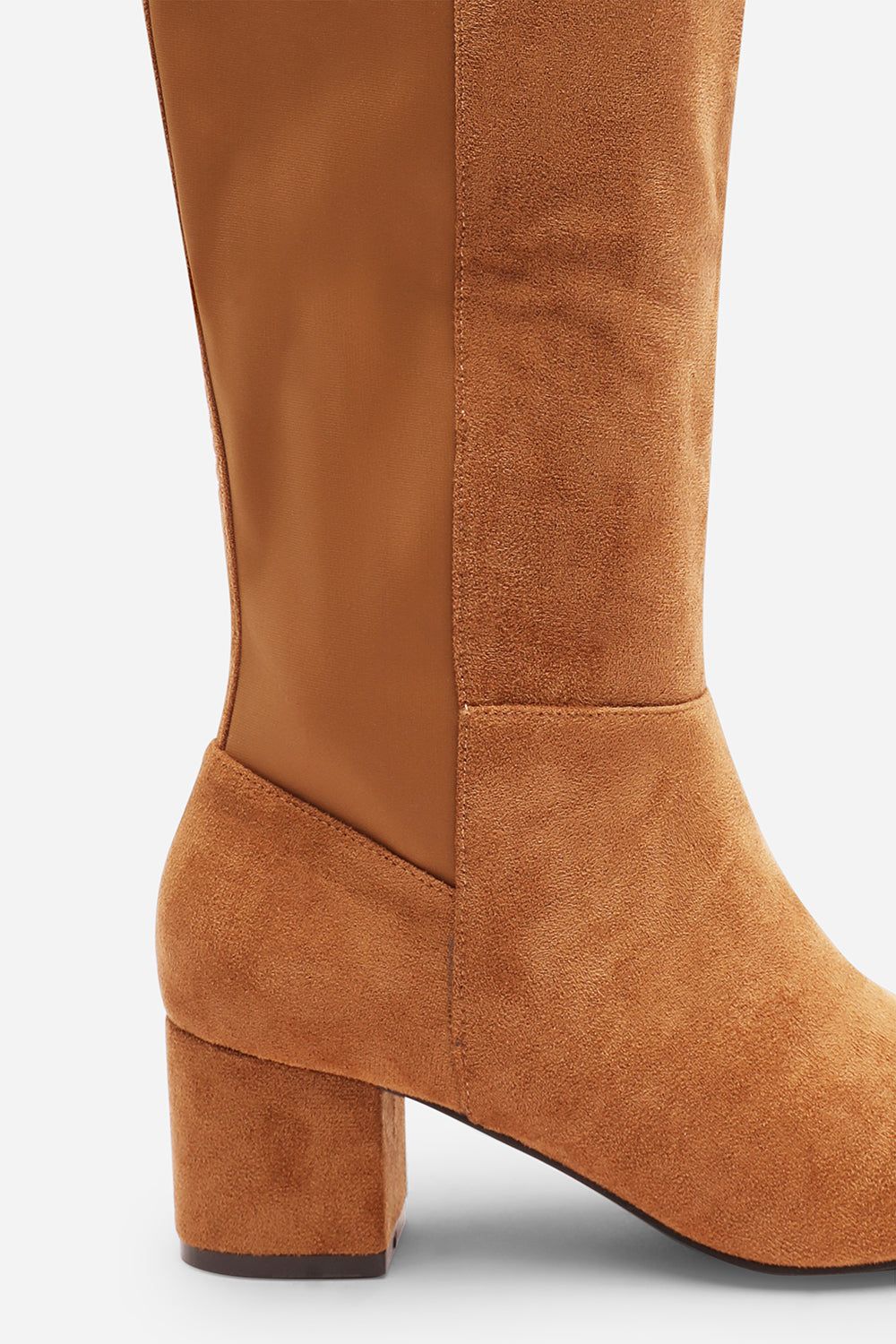 Where's That From 'Cherish' Block Heel Knee High Boots With Side Zip image 2