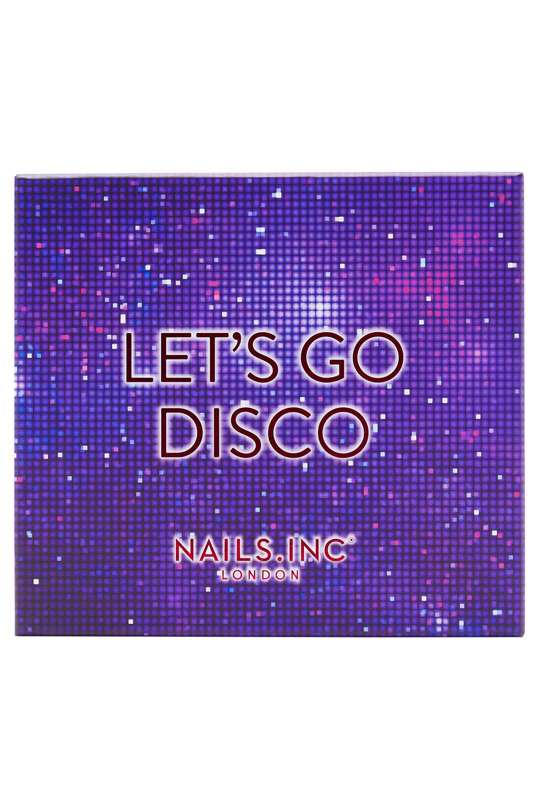 Nails Inc Let's Go Disco 7-Piece Nail Polish Gift Set Multi image 2