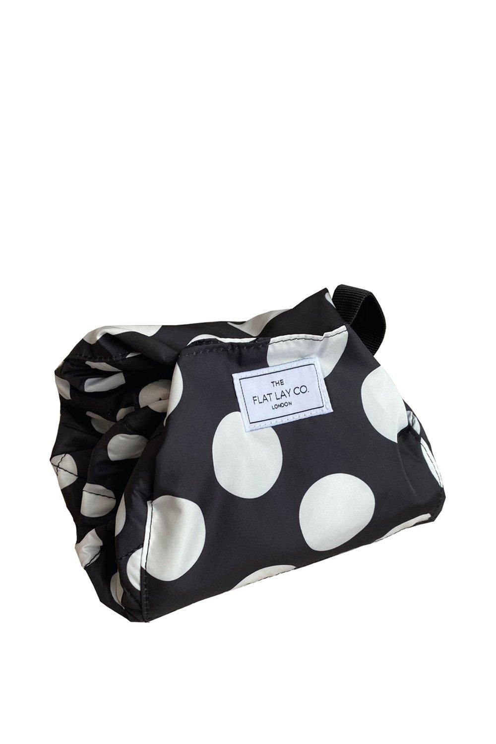 The Flat Lay Co Double Spots Open Flat Makeup Bag Multi image 2