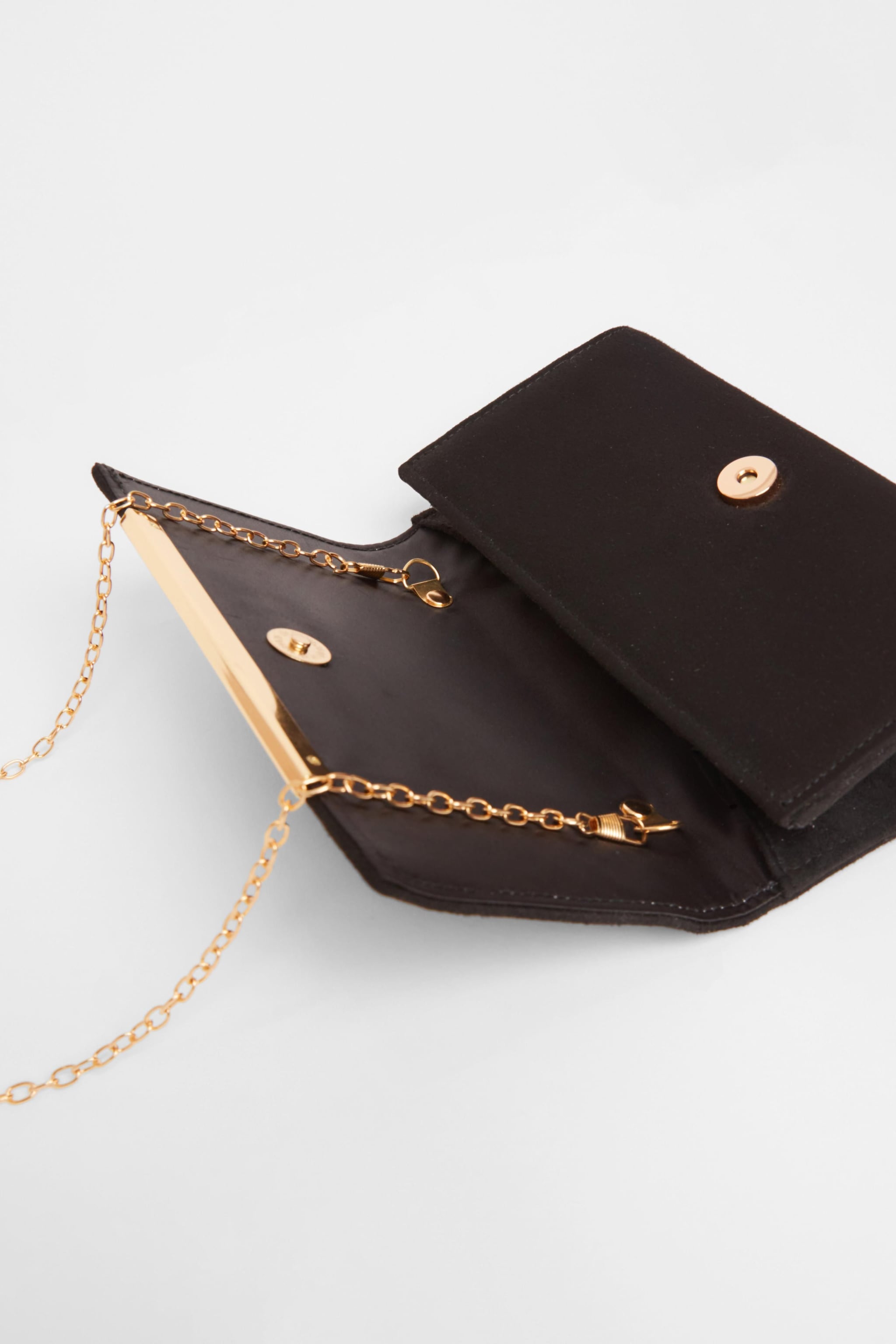 Quiz Black Long Clutch Bag image 2
