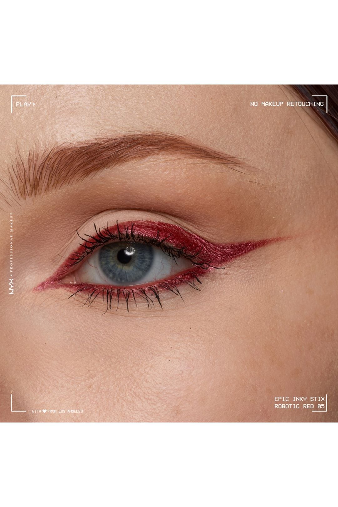 NYX Professional Makeup Epic Inky Stix Cream Gel Eyeliner 0.1g Robotic Red image 5