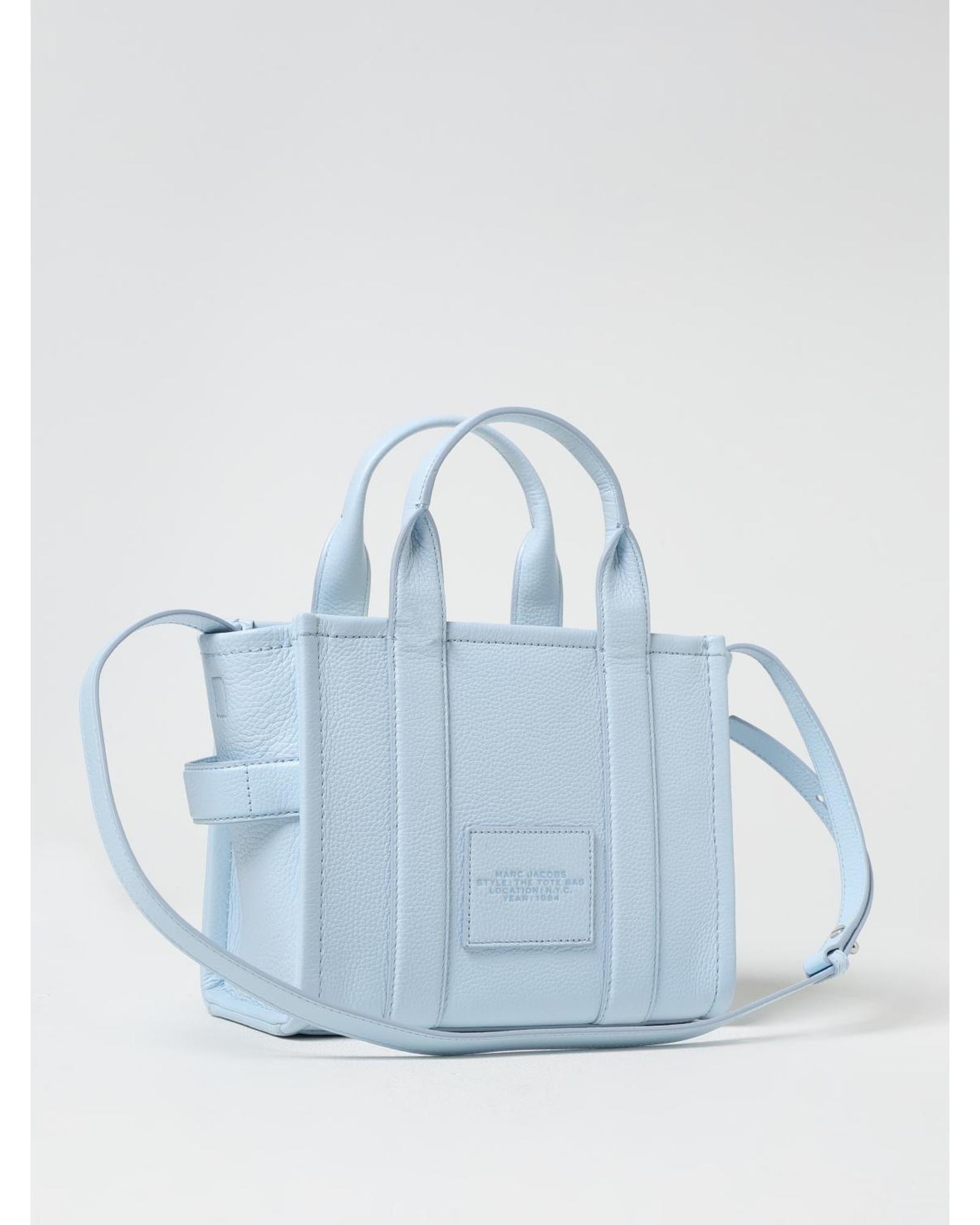 Marc Jacobs Mini Tote Bag Embossed Logo Wo - Blue image 2