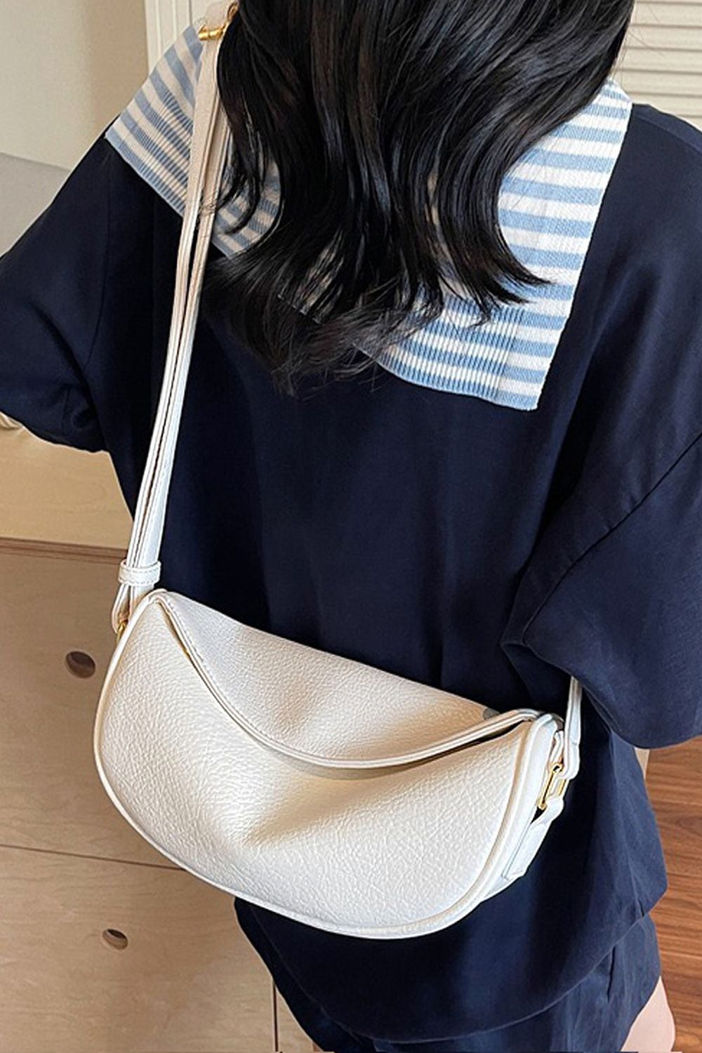 XY London 'Helen' Shoulder Bag with Magnetic Snap and Zip Closure