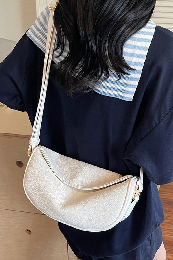 XY London 'Helen' Shoulder Bag with Magnetic Snap and Zip Closure