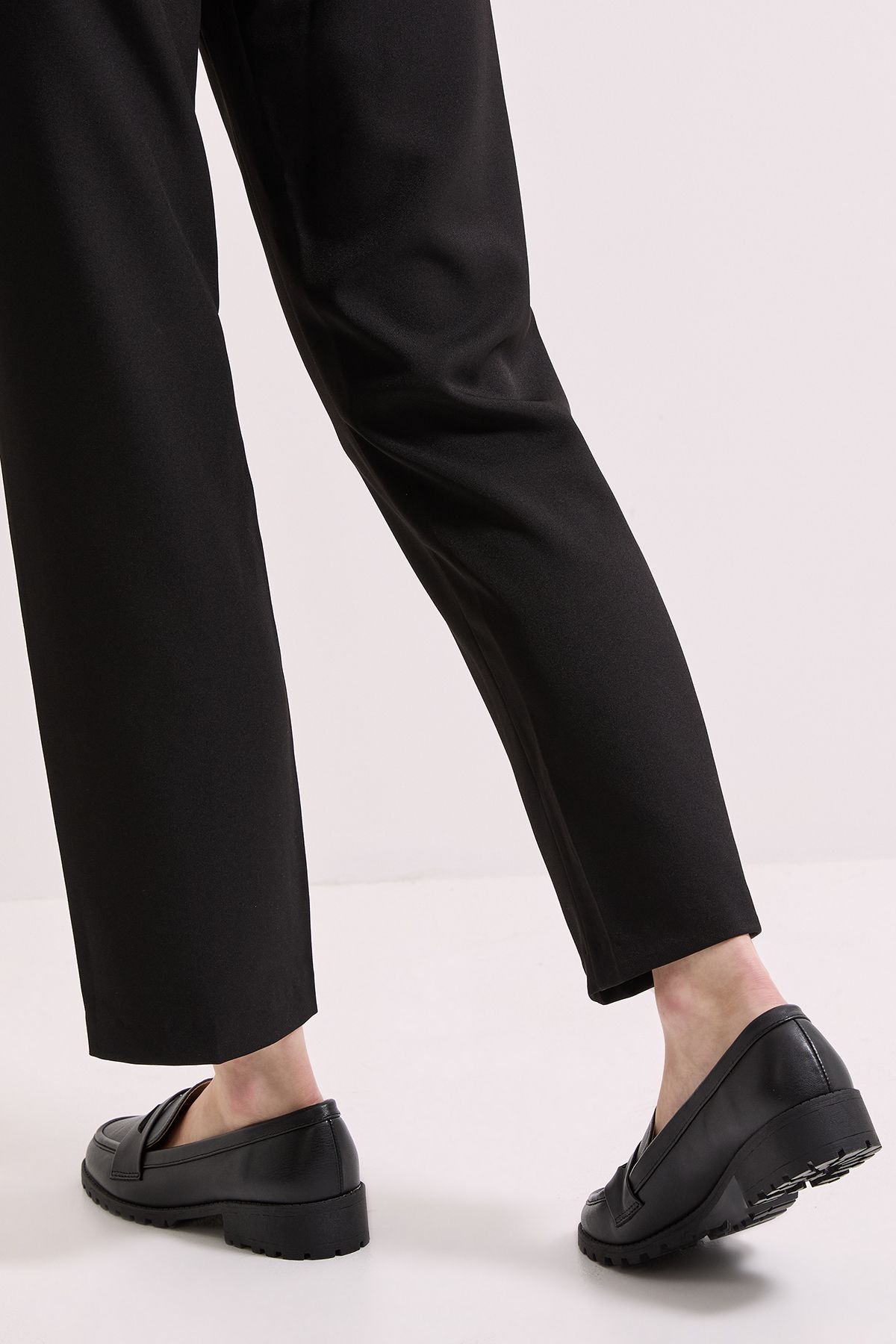 Dorothy Perkins Leoni Chunky Loafers Black image 4