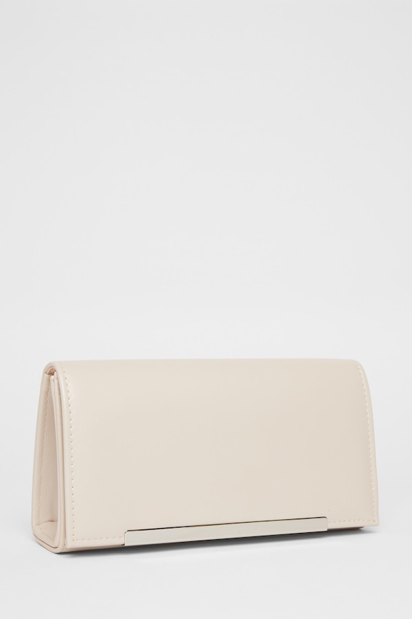 Quiz Nude Long Clutch Bag