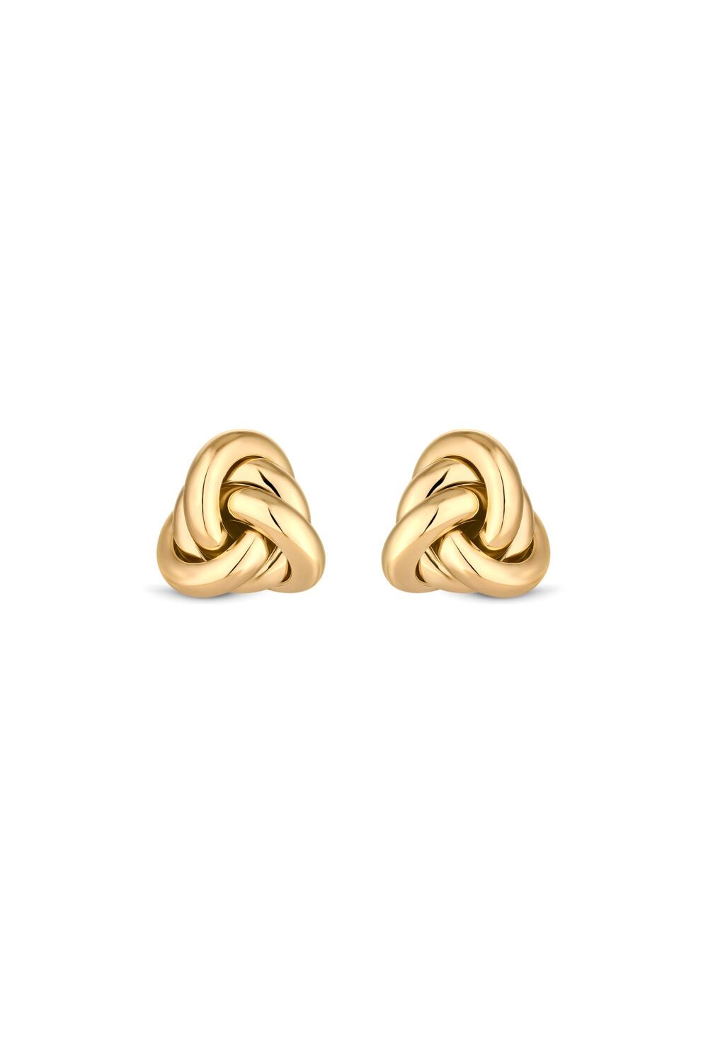 Jon Richard Vintage Inspired Gold Plated Knot Stud Earrings image 1