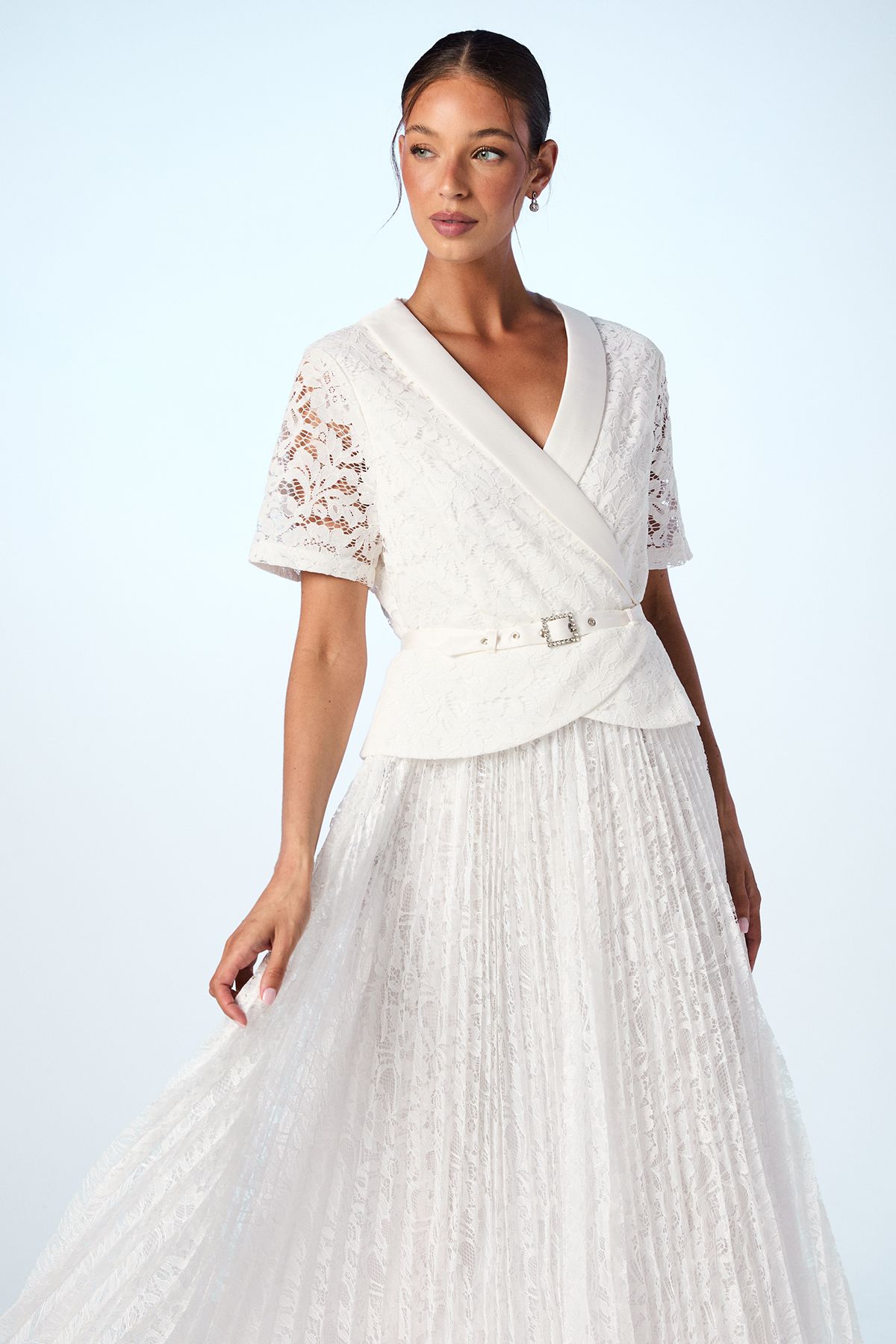 Coast Lace Two In One Jacket Wedding Dress Ivory image 2