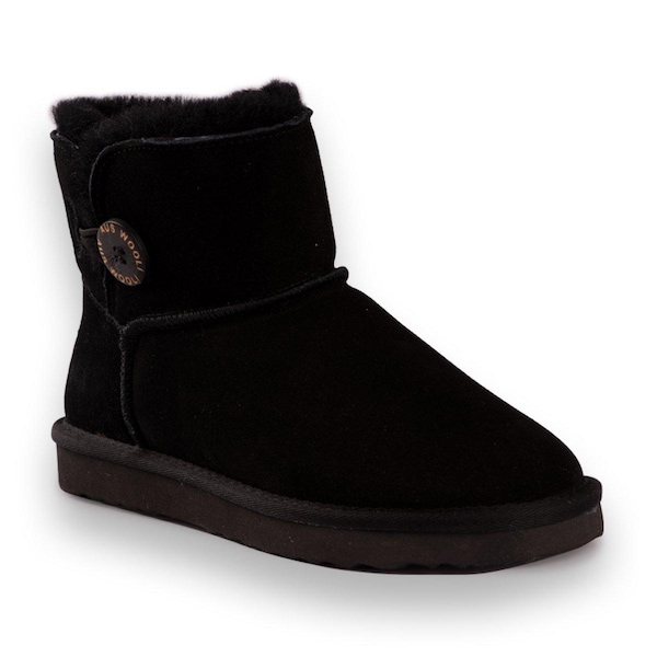 Aus Wooli Australia Short Sheepskin Button Boots