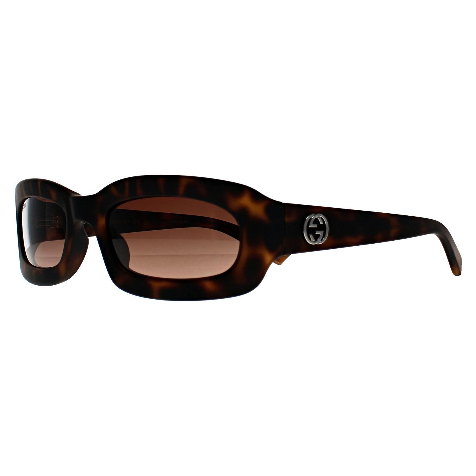 Gucci Rectangle Havana Brown Gradient GG1786S image 2