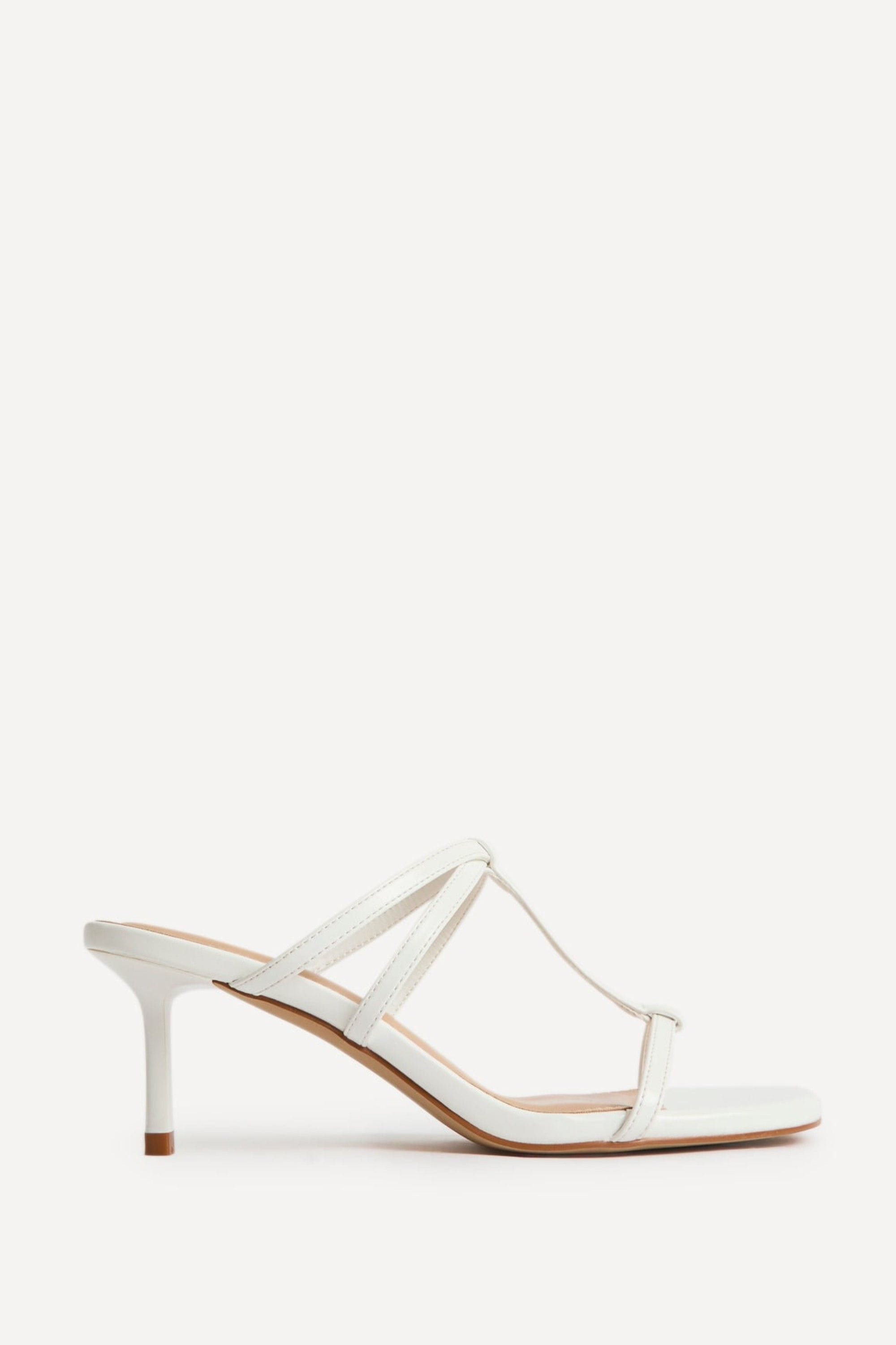 Linzi Westside White Mule Heels