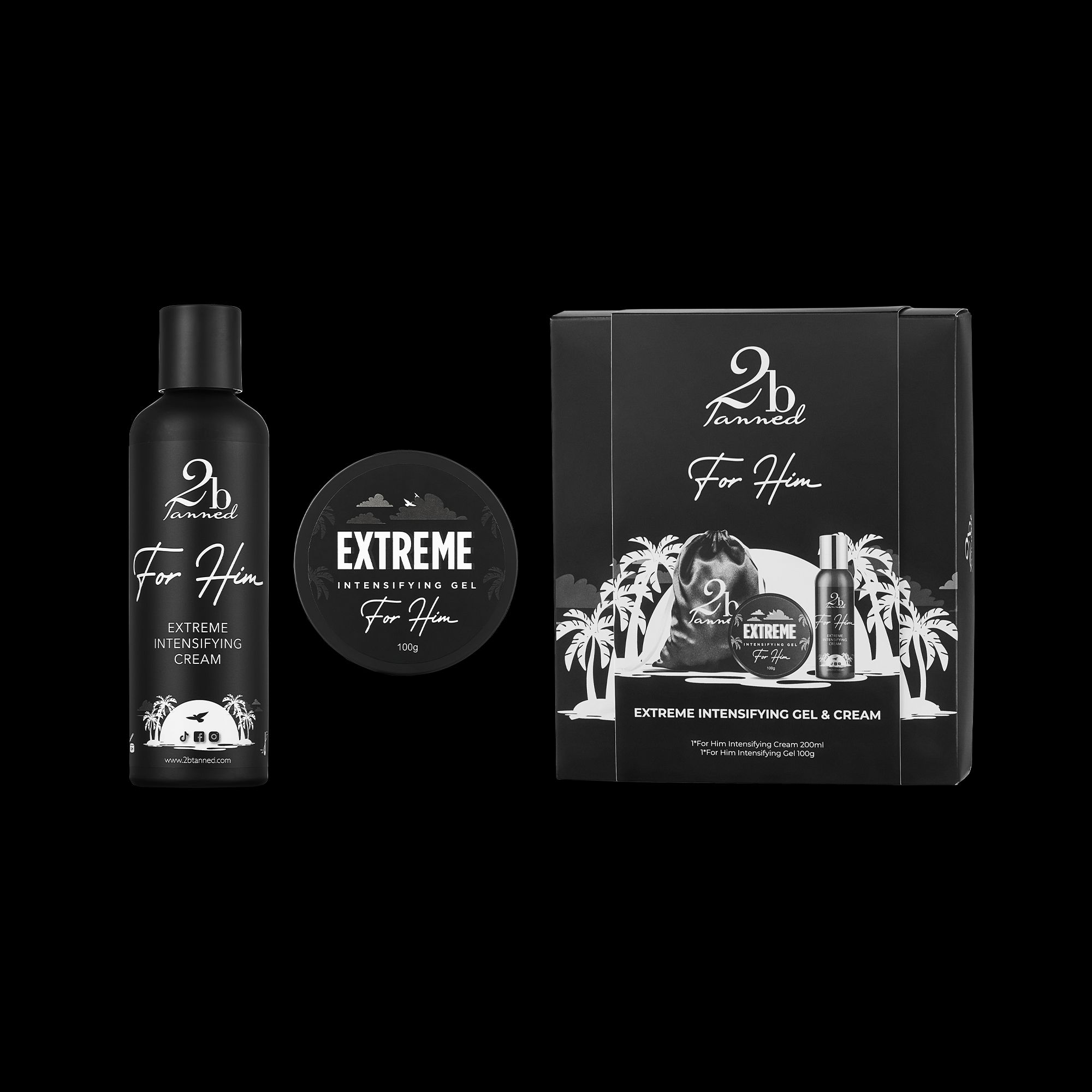 2bTanned Tan Accelerator For Men Duo image 1