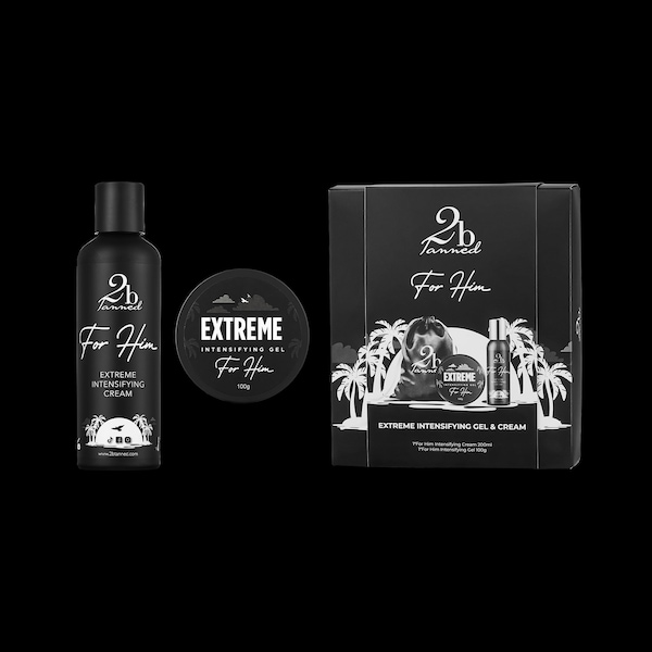 2bTanned Tan Accelerator For Men Duo