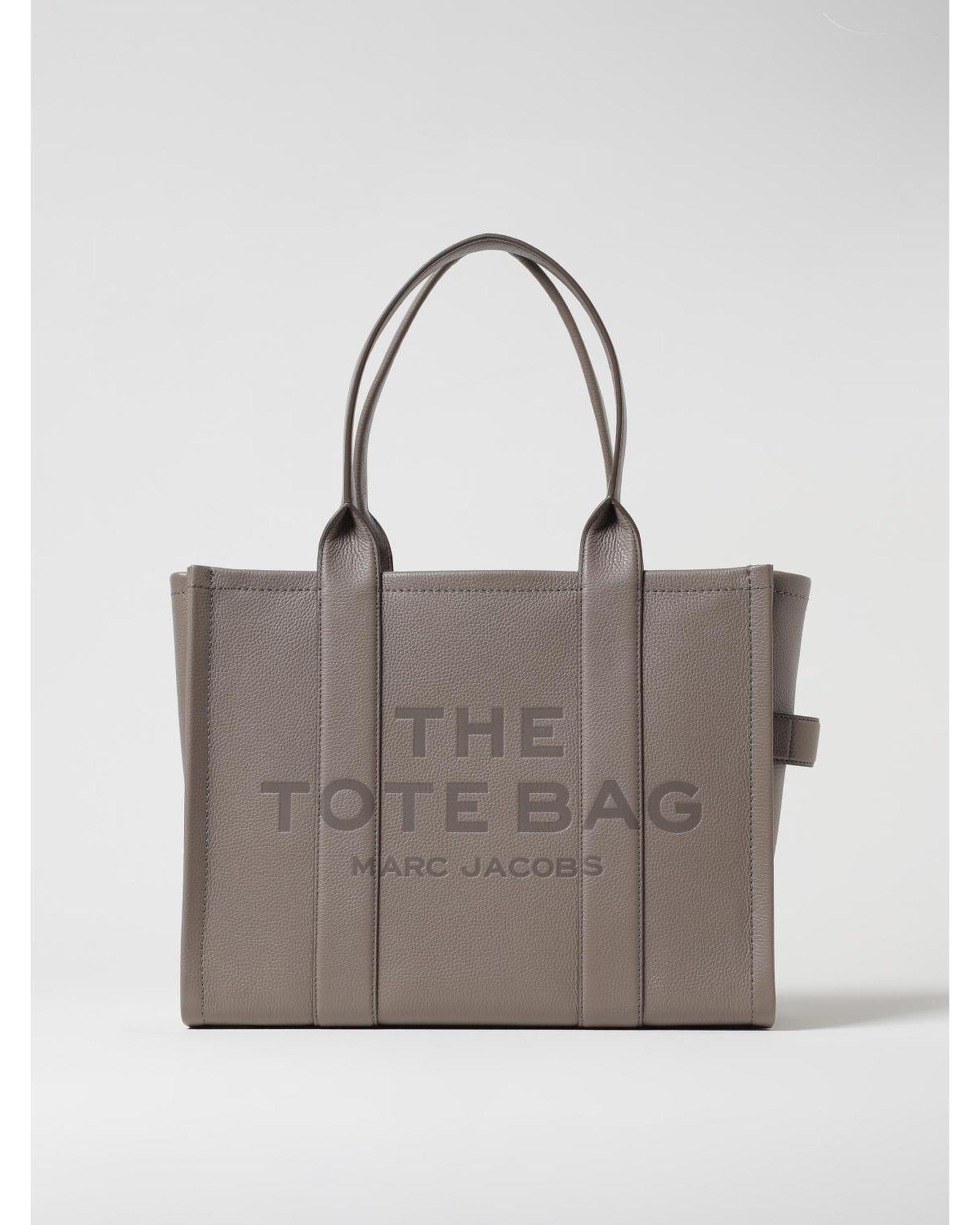 Marc Jacobs The Tote Bag Leather Tote Wo - Grey