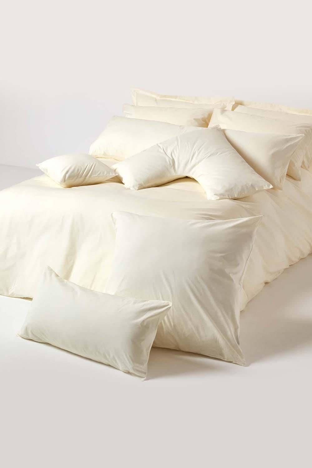 Homescapes Continental Egyptian Cotton Pillowcase 200 TC, 40 x 80 cm image 4