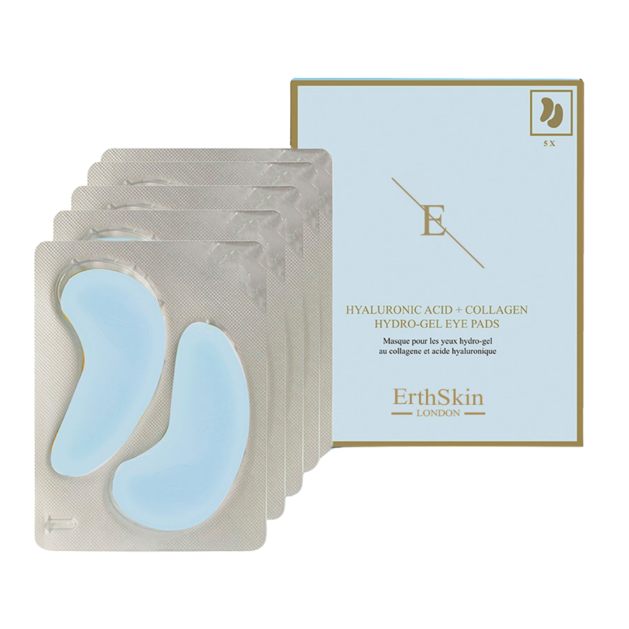 Erth Skin London Hydra Collagen Glow Set: Hyaluronic Sheet Mask, Hyaluronic Eye Cream 30ml & Hyaluronic acid Eye Pads image 4