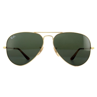 Ray-Ban Aviator Gold Green Sunglasses