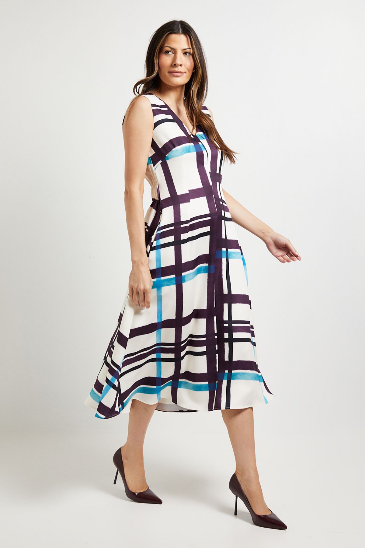 Principles Trapeze Midi Dess Ivory image 1