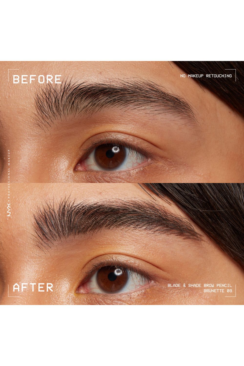 NYX Professional Makeup Blade & Shade, Nano Brow Mechanical Pencil 0.06g Brunette image 8