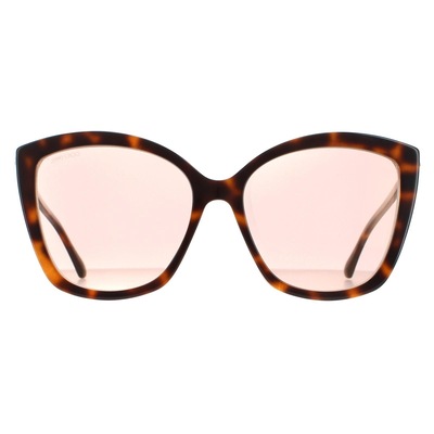 Jimmy Choo Cat Eye Havana Pink Gold Mirror Nat/S