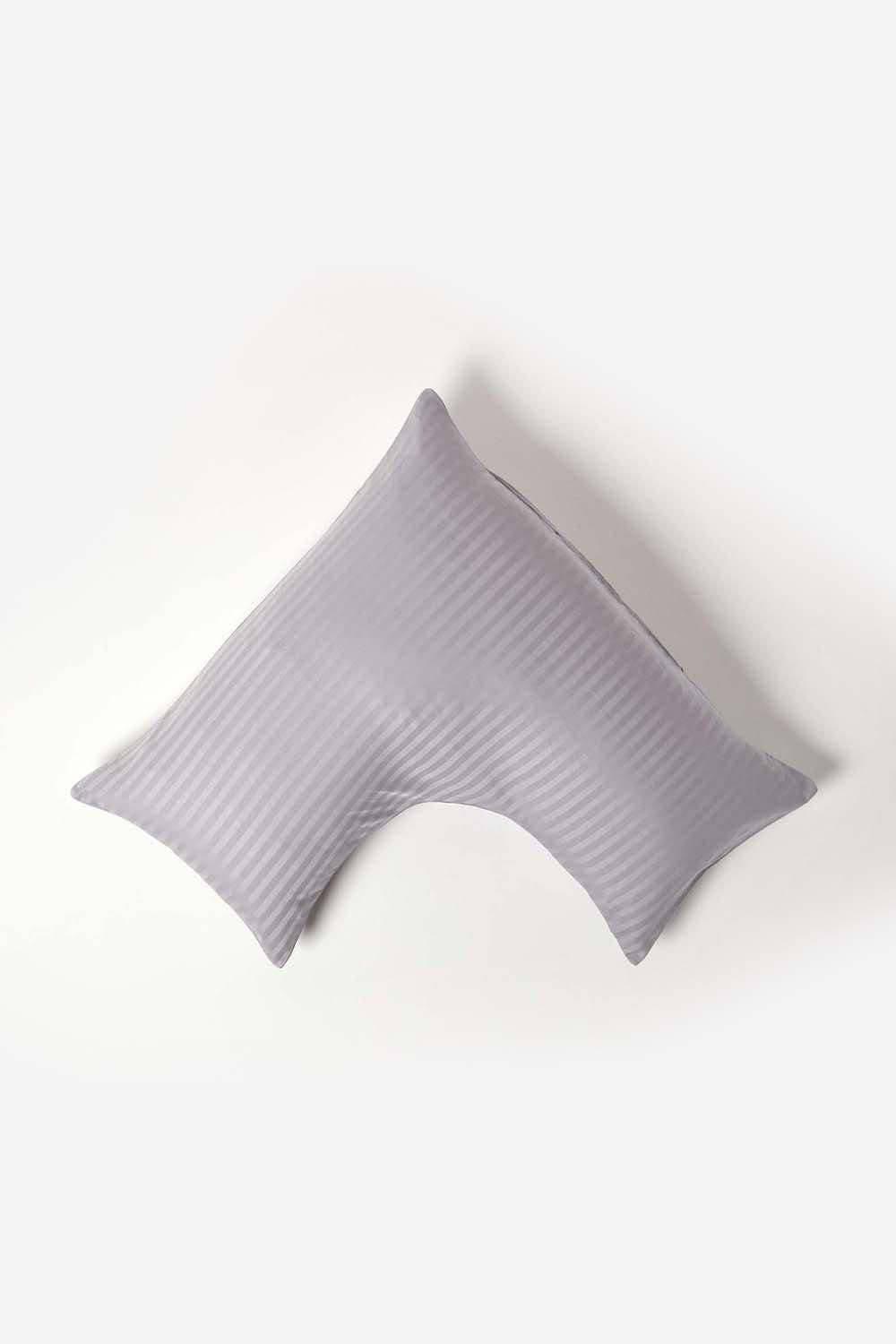 Homescapes Egyptian Cotton Super Soft V Shaped Pillowcase 330 TC image 1