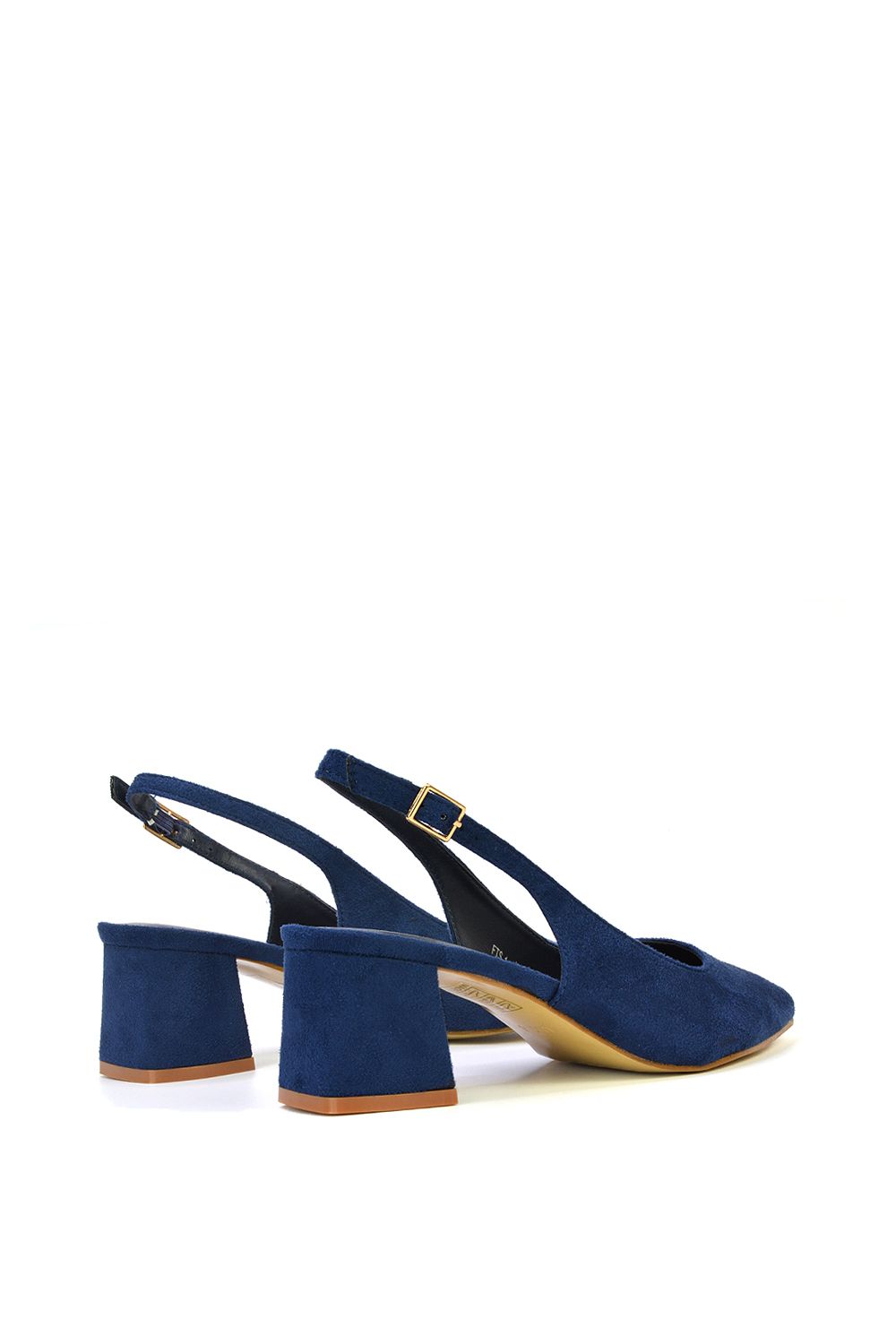 XY London 'Becky' Pointed Toe Slingback Court Shoe Heels image 6