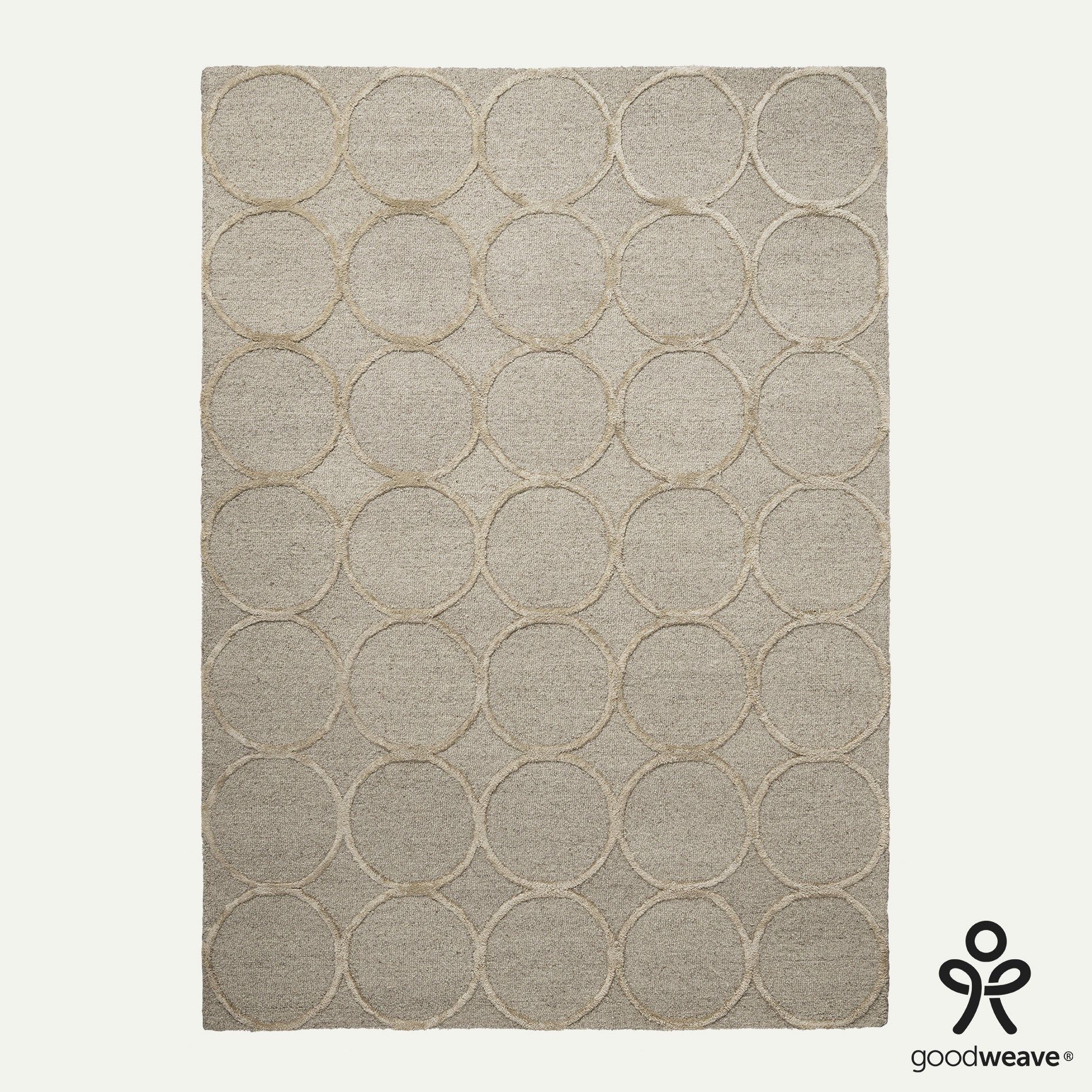 Industville Alva Hand Tufted Wool and Viscose Rug  -  Brown image 4