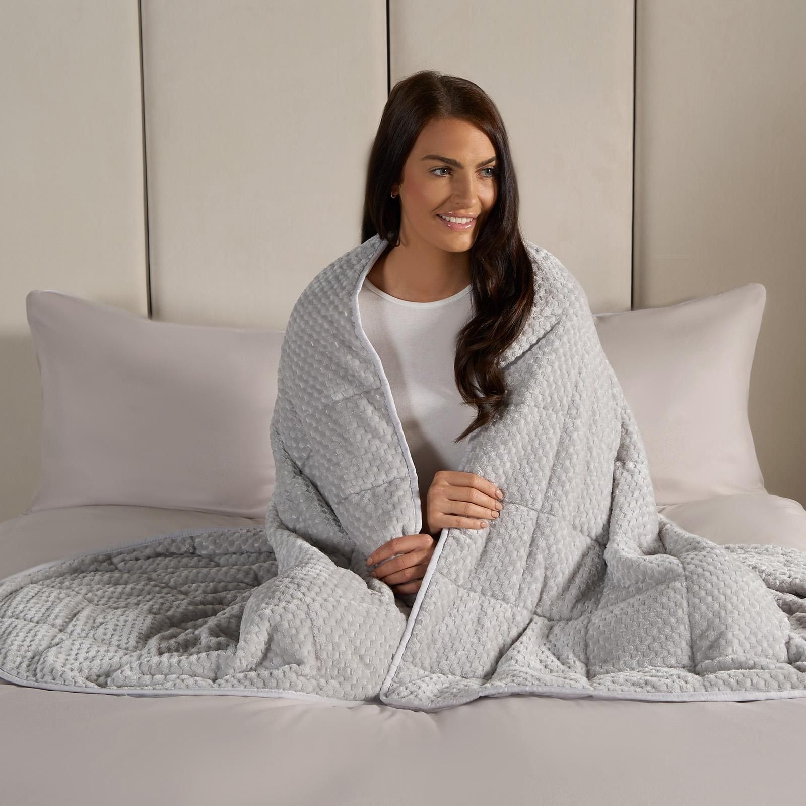 OHS Waffle Fleece Soft Warm Weighted Blanket - 8kg image 3