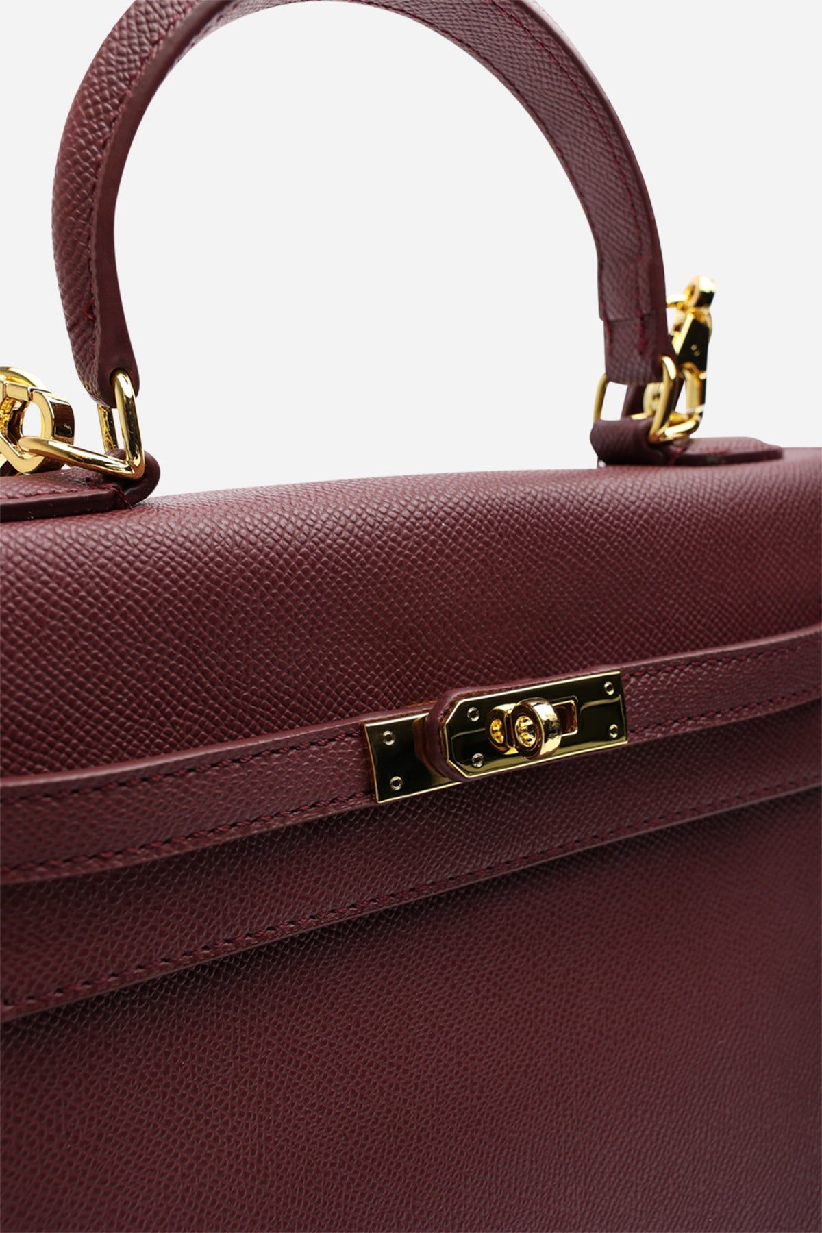 Where's That From 'Lluvia' Top Handle Satchel Mini Tote Bag with Turn-Lock Closure image 5