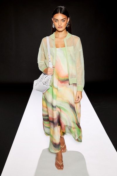 RUNWAY 1.8.1.8 Runway 1.8.1.8 Printed Strappy Maxi Dress Multi