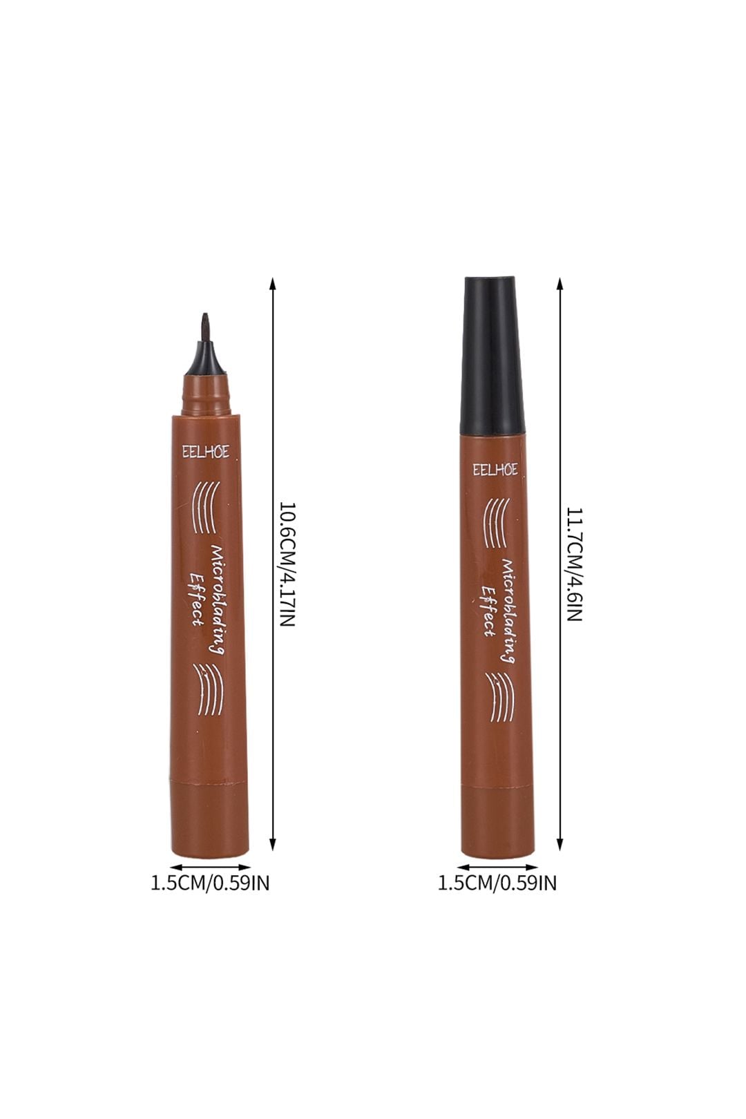 SHEONLY Waterproof Eyebrow Pen with 4 Micro-Fork Tips image 4