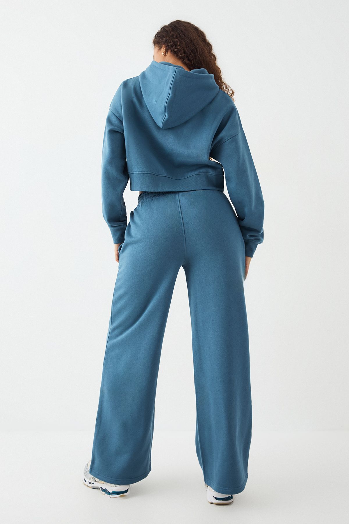 DSGN Studio DSGN Studio Applique Straight Leg Jogger Teal image 2