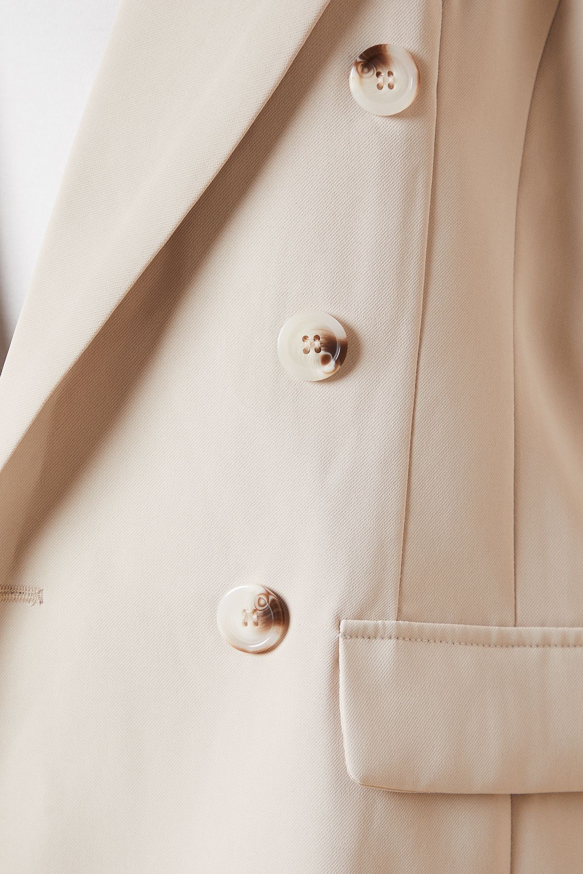 Dorothy Perkins Oversized Double Breasted Blazer Ecru image 5