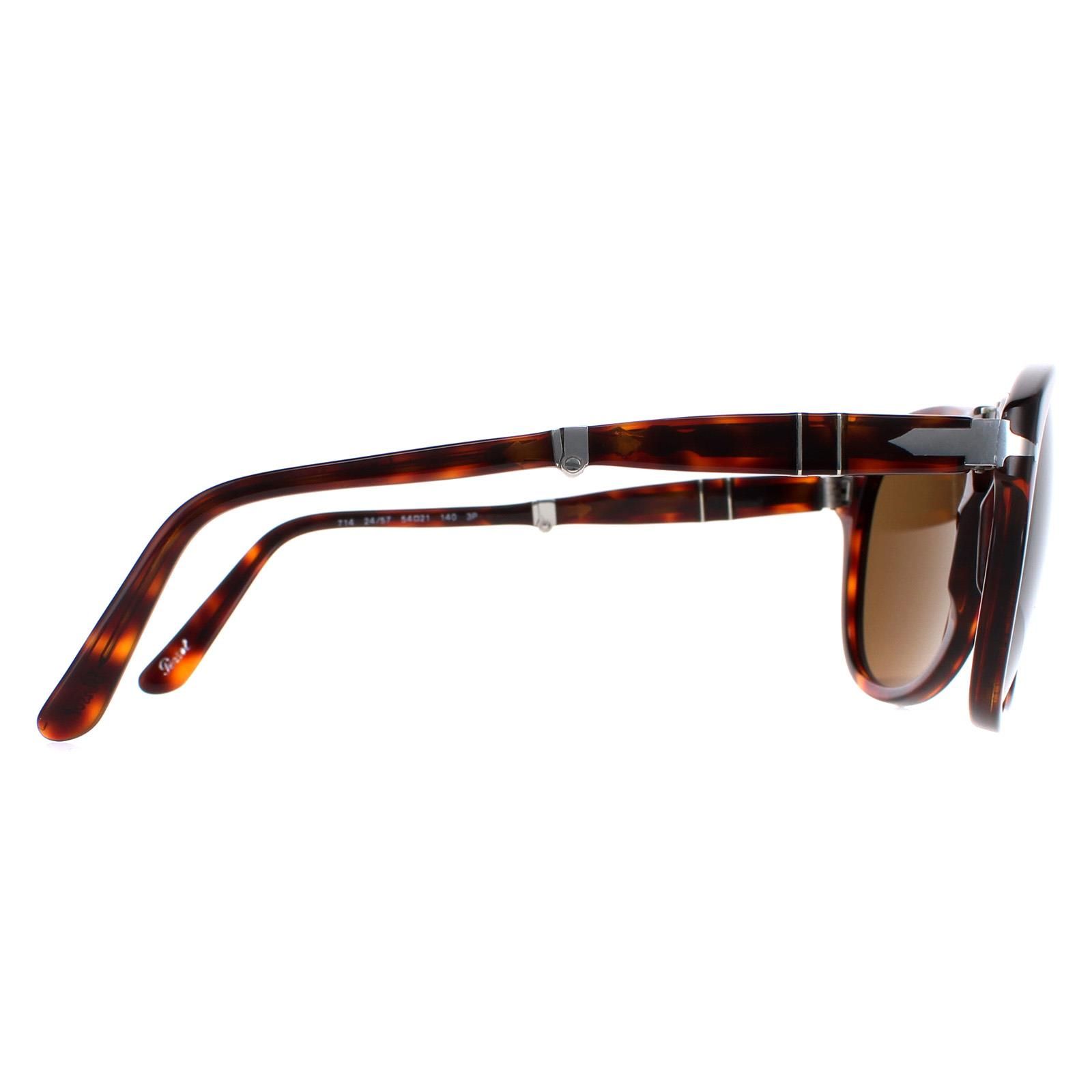 Persol Aviator Havana Brown Polarized Sunglasses image 4