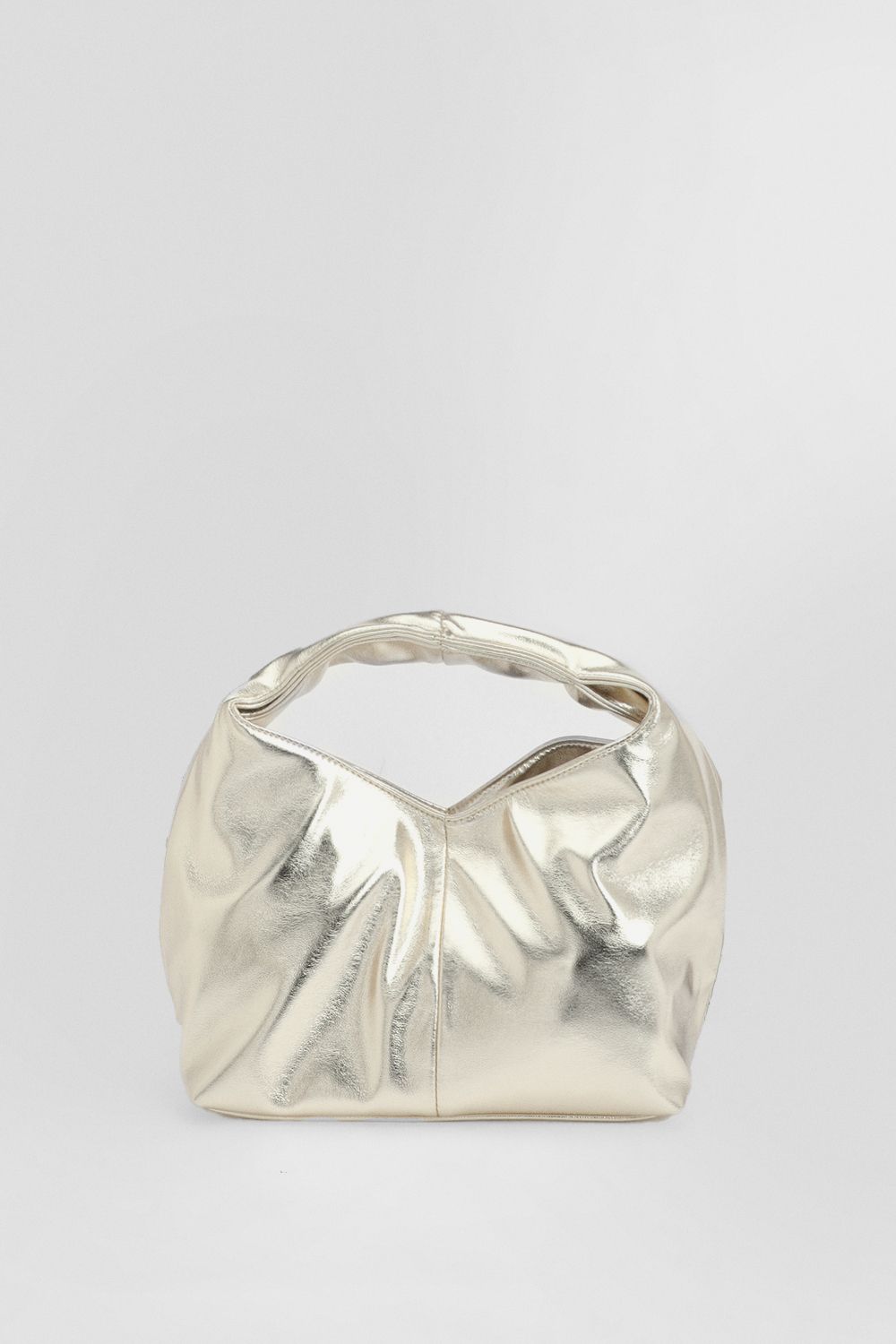 MissPap Faux Leather Grab Bag Gold