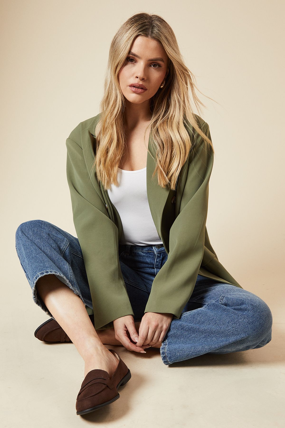 Dorothy Perkins Lara Penny Loafers Chocolate image 1