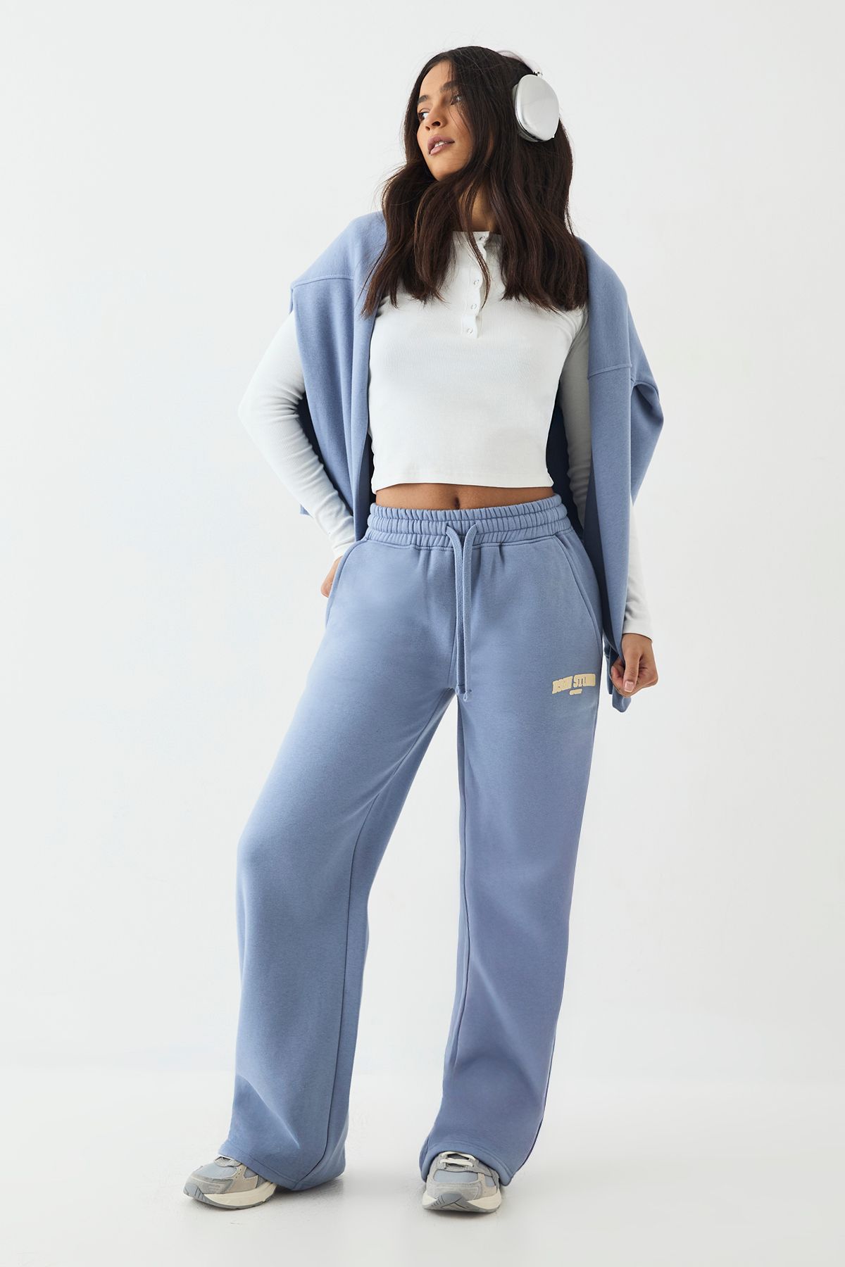 DSGN Studio DSGN Studio Oversized Hooded Tracksuit Blue image 1