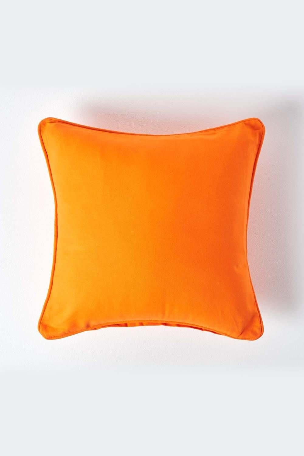 Homescapes Cotton Plain Cushion Cover image 1