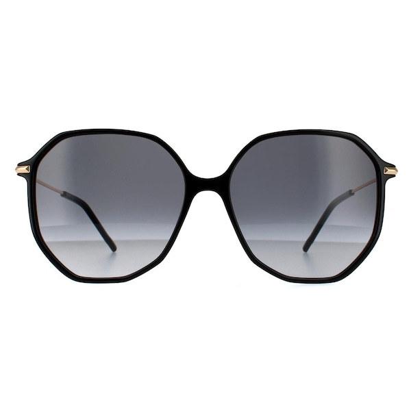 Hugo Boss Round Black Gold Dark Grey Gradient 90041091