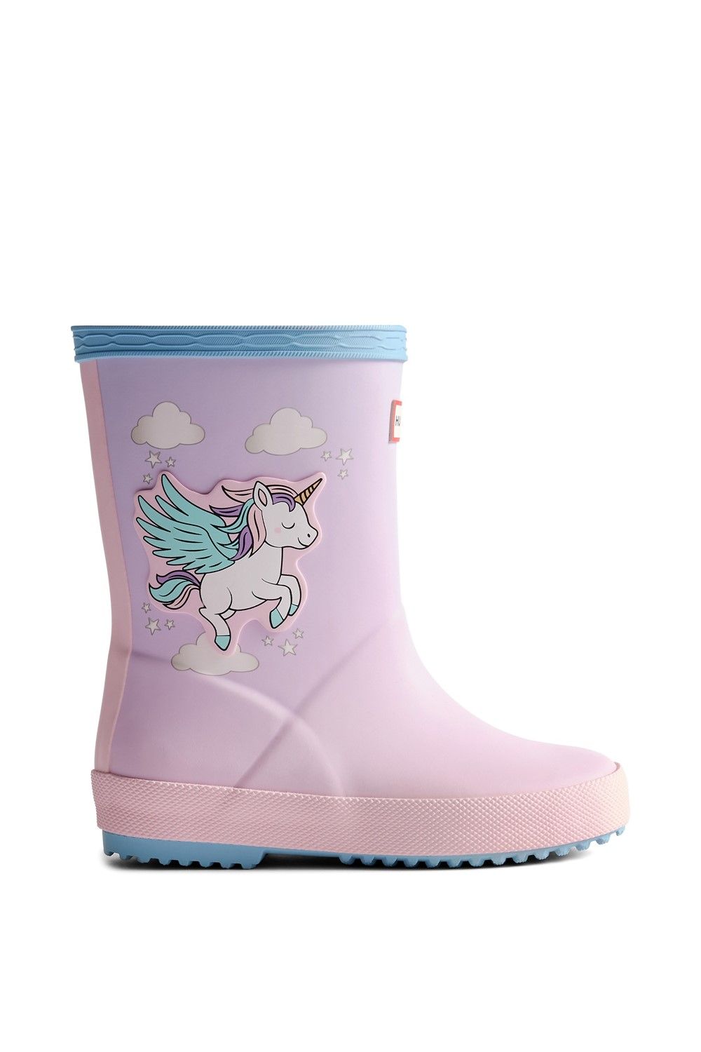 Hunter Kids First Unicorn Print Wellington Boot image 4