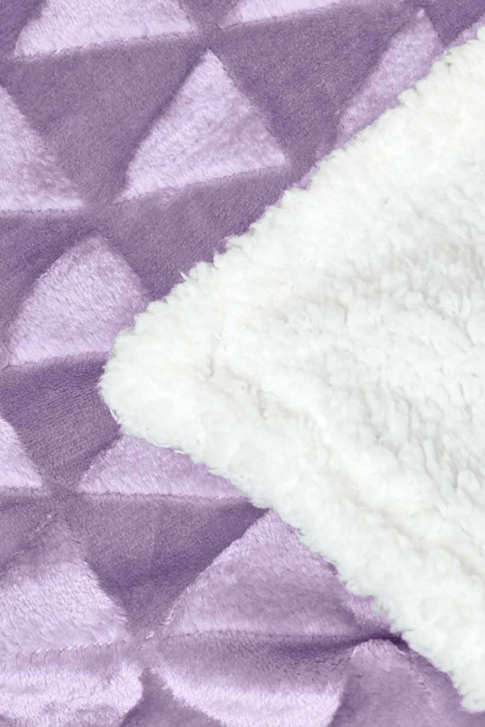 Homescapes Geometric Triangle Velvet Throw image 5