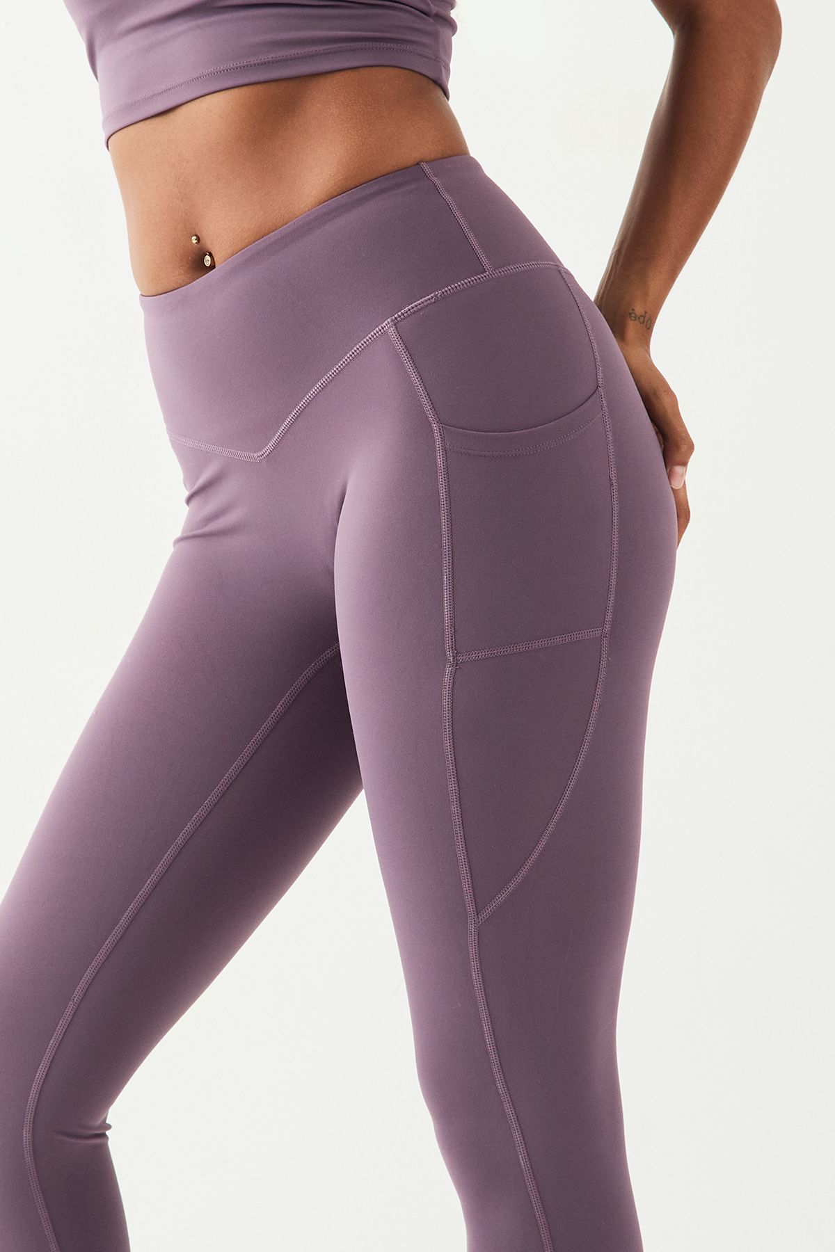 DSGN Studio DSGN Studio Ultra Sculpt HIgh Waist Legging Grape image 4