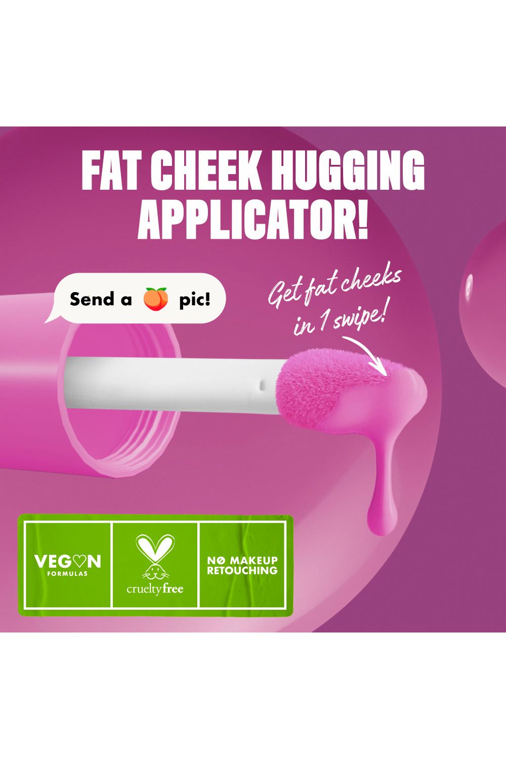 NYX Professional Makeup Fat Cheeks Blush 8ml Blueberry Burst image 2