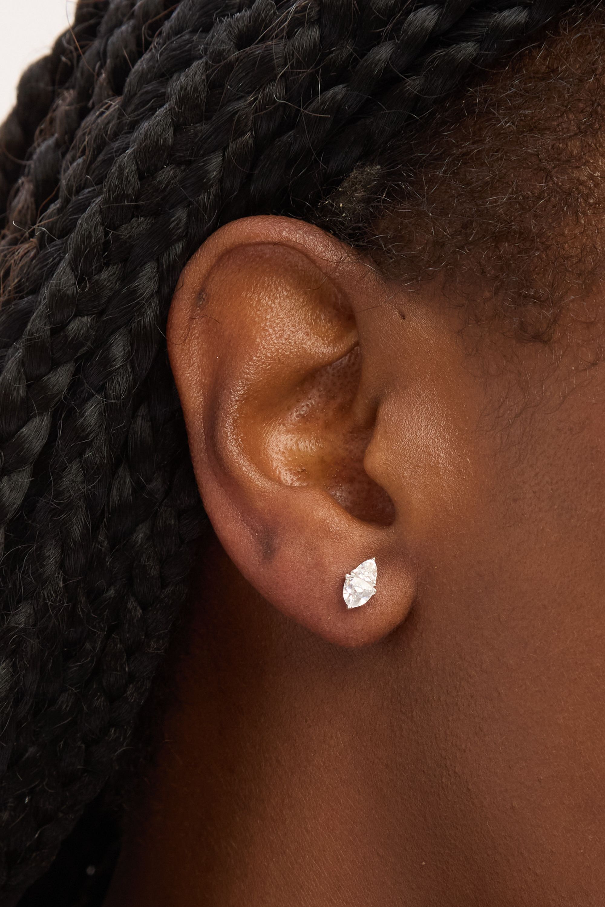 Simply Silver Sterling Silver 925 Cubic Zirconia Stud Earrings image 3