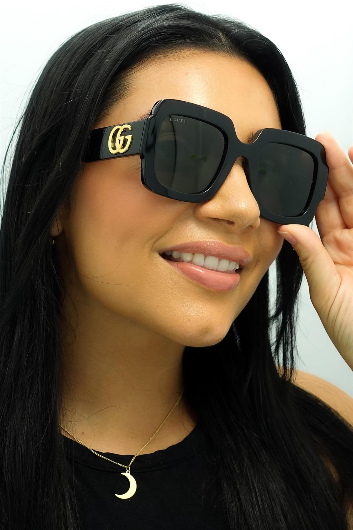 Gucci Square Black Grey GG1547S image 1