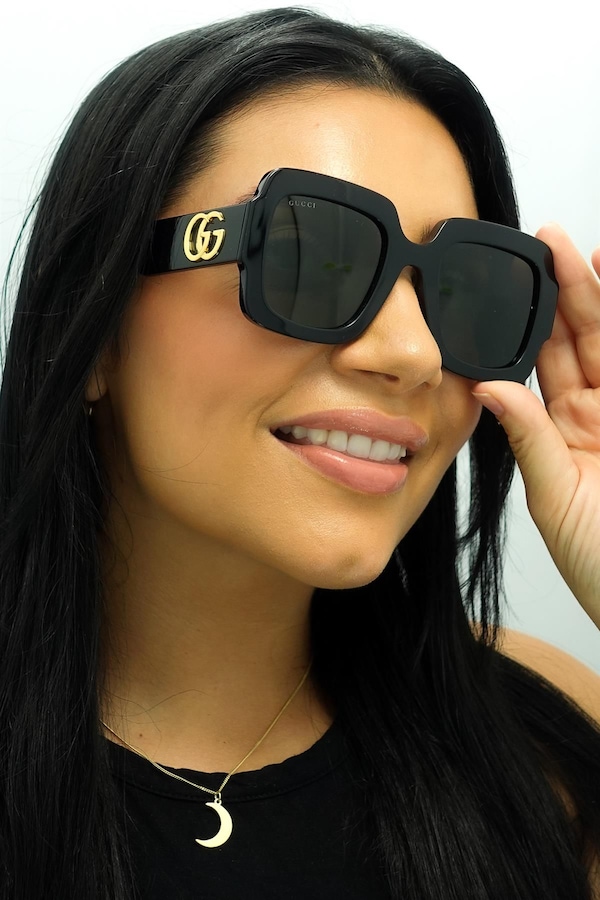 Gucci Square Black Grey GG1547S