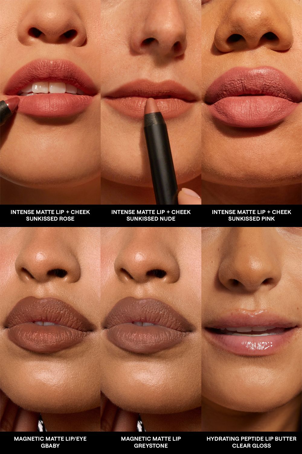 Nudestix Nude Love Lip Pallet Gift Set Multi image 3