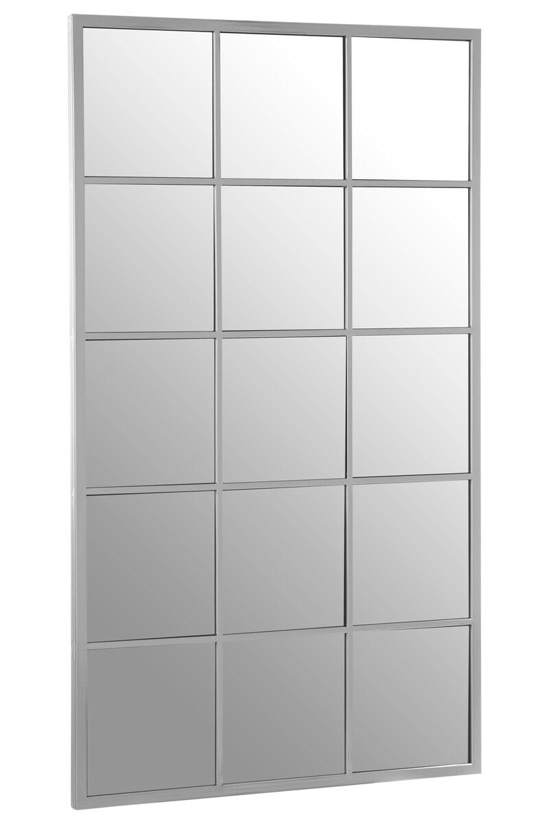 Orsina Large Silver Frame Wall Mirror, Reflective Wall Mirror For Modern Interiors, Mirror With Metal Frame image 2